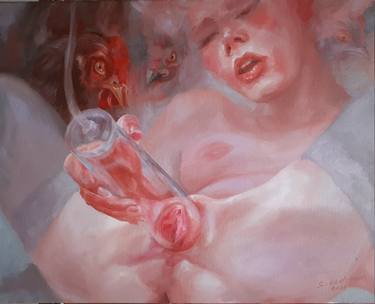 Original Erotic Painting by Svetlana Sokolovskaya