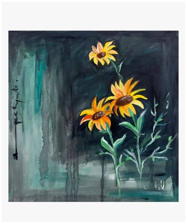 Original Floral Paintings by Ayesha Ayub