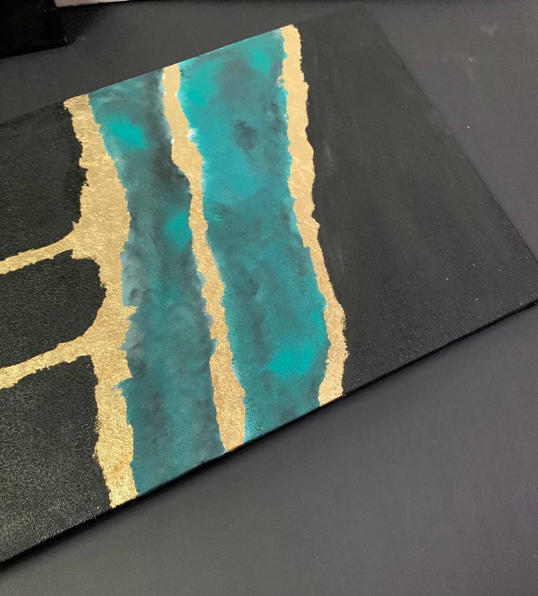 Original Abstract Expressionism Abstract Painting by Ayesha Ayub