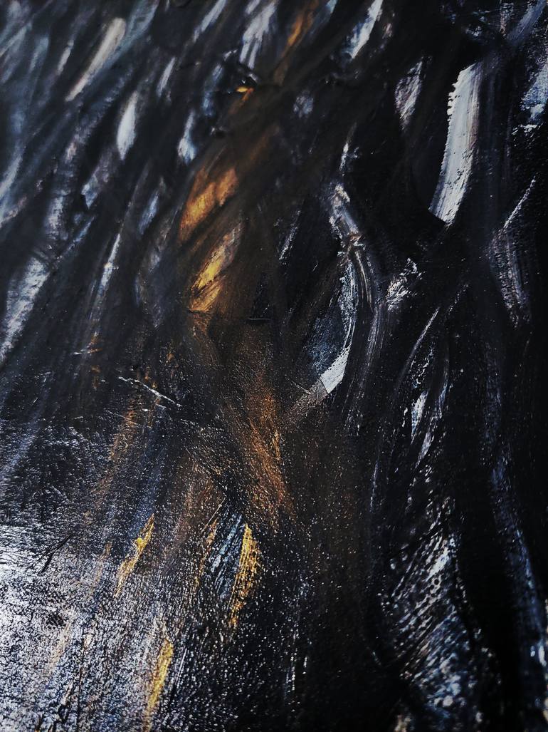 Original Abstract Expressionism Abstract Painting by Febri Awan