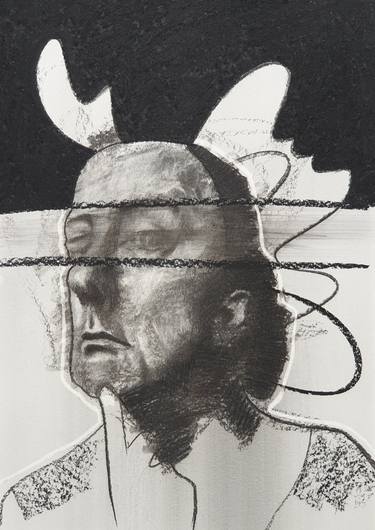 Print of Abstract People Drawings by Jorge Pedro Dellasanta