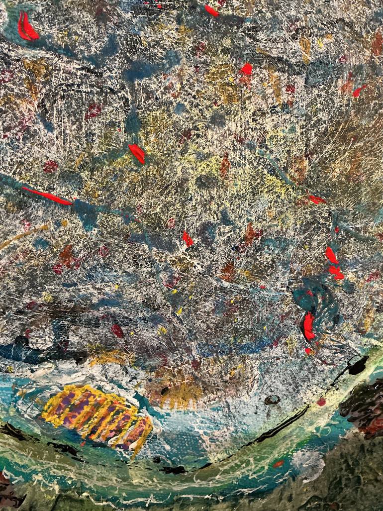 Original Abstract Nature Painting by Arantza Elosua