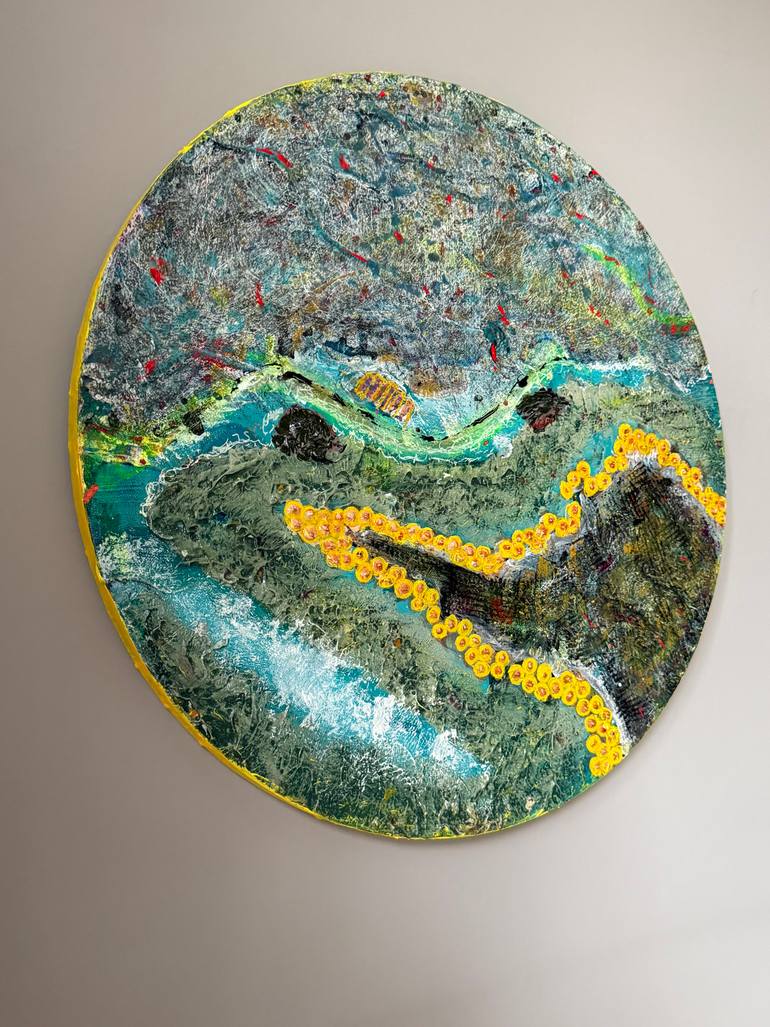 Original Abstract Nature Painting by Arantza Elosua