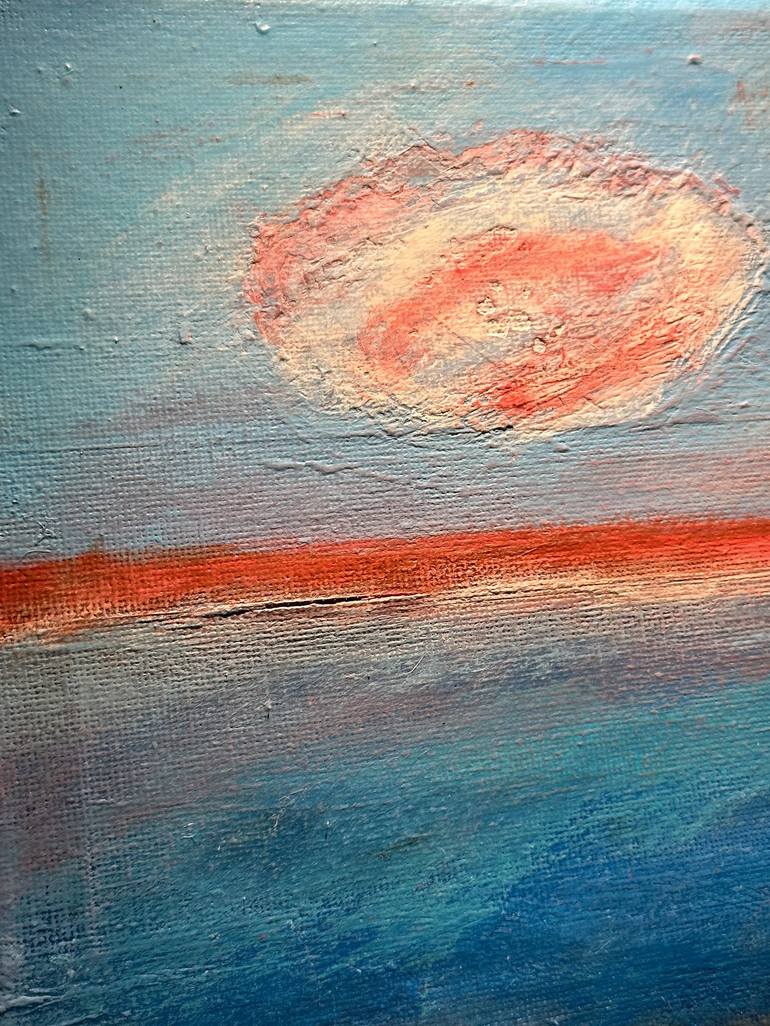 Original Abstract Seascape Painting by Arantza Elosua
