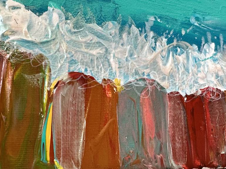 Original Abstract Seascape Painting by Arantza Elosua