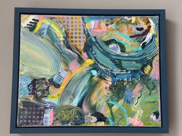 Original Abstract Expressionism Abstract Painting by Arantza Elosua