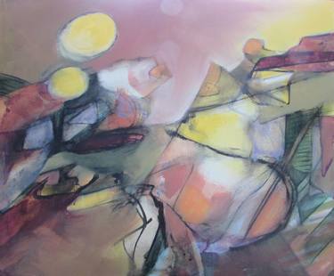 Original Abstract Landscape Paintings by Jane Upstone