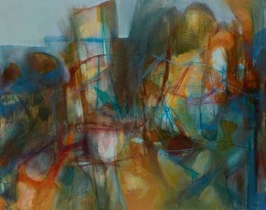 Original Abstract Expressionism Abstract Paintings by Jane Upstone