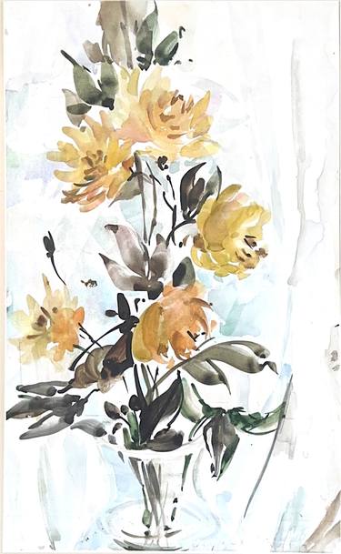 Print of Floral Paintings by Marina Masso