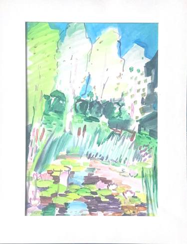 Print of Impressionism Garden Paintings by Marina Masso
