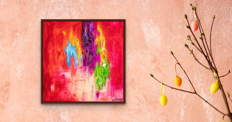 Original Abstract Expressionism Abstract Painting by Anastasia Antia