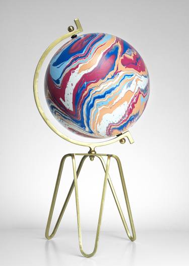 Utopia #01 - "Acrylic Fusion" Globe Artwork thumb