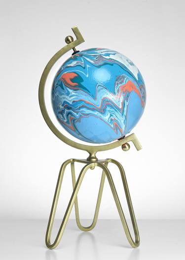 Utopia #07 - "Acrylic Fusion" Globe Artwork thumb