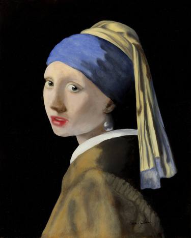 girl with a pearl earring study thumb
