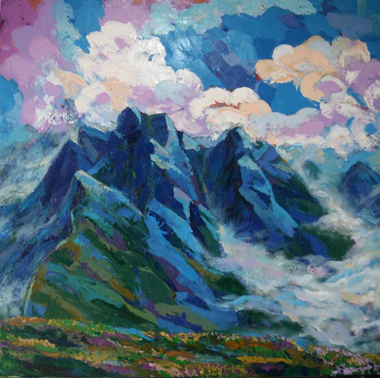 Original Impressionism Landscape Painting by Duong Dang Thanh