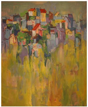Original Art Deco Landscape Paintings by Duong Dang Thanh
