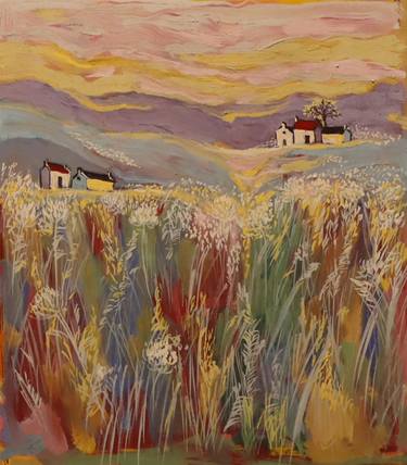 Original Art Deco Landscape Paintings by Duong Dang Thanh