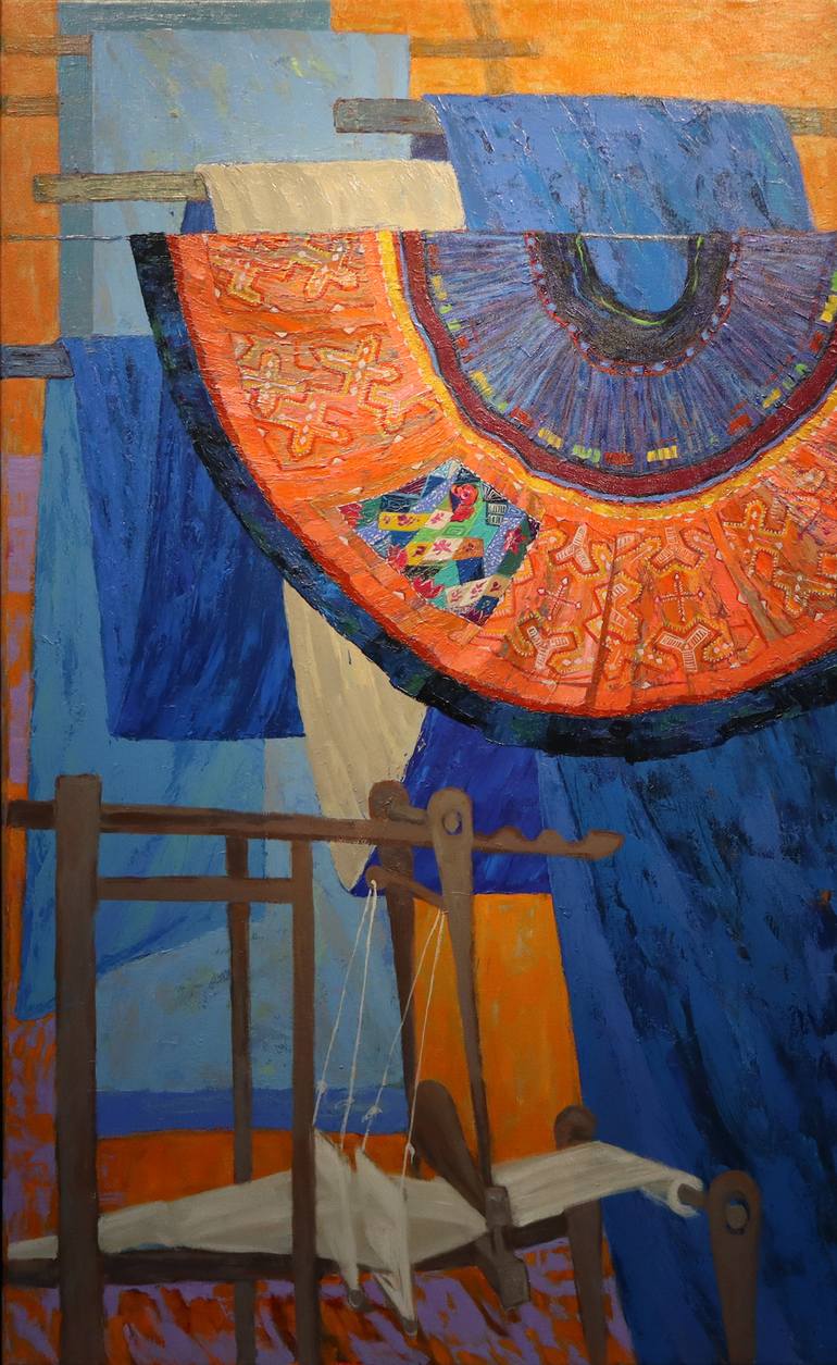 Hmong Colors 04 Painting by Duong Dang Thanh | Saatchi Art Canada