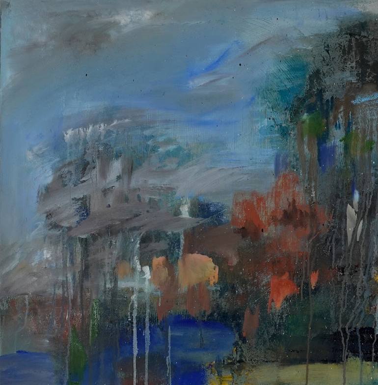 Original Impressionism Abstract Painting by Yelena Akhumova