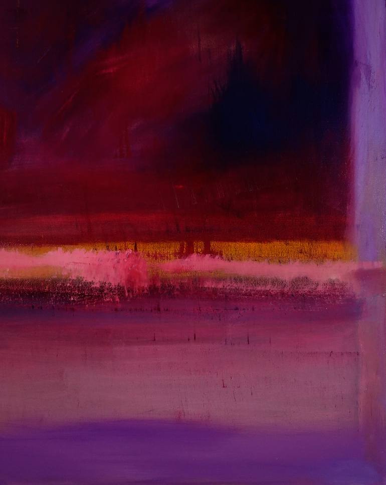 Original Abstract Expressionism Abstract Painting by Yelena Akhumova
