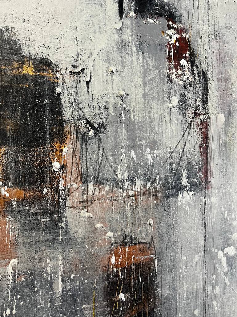 Original Abstract Expressionism Abstract Painting by Kosara Stankova