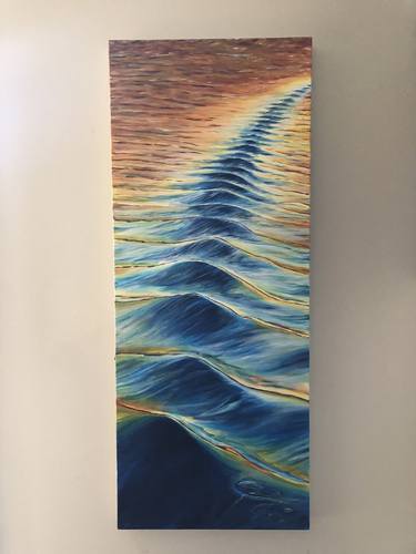 Original Realism Seascape Painting by Lilach Lotan