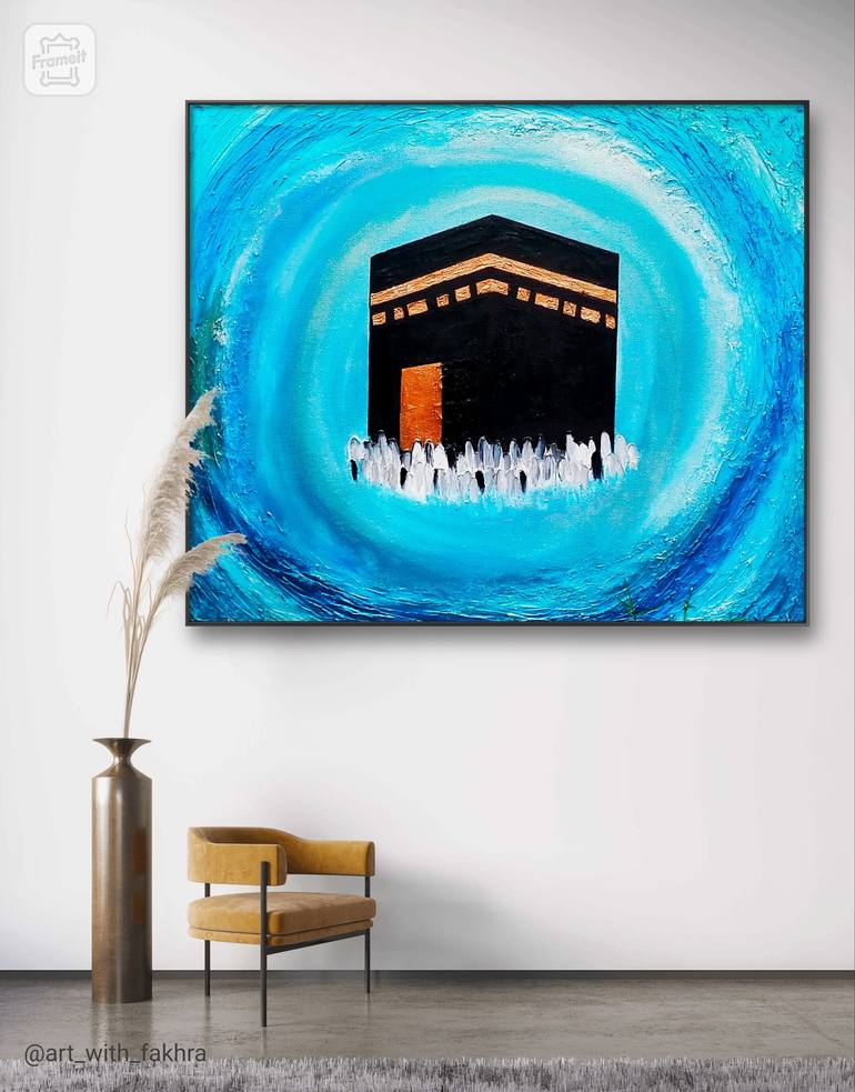 Original Modern Abstract Painting by Fakhra Majeed