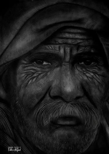 Original Realism Men Drawings by Fakhra Majeed