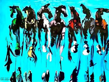 Original Abstract Expressionism Abstract Paintings by Fakhra Majeed