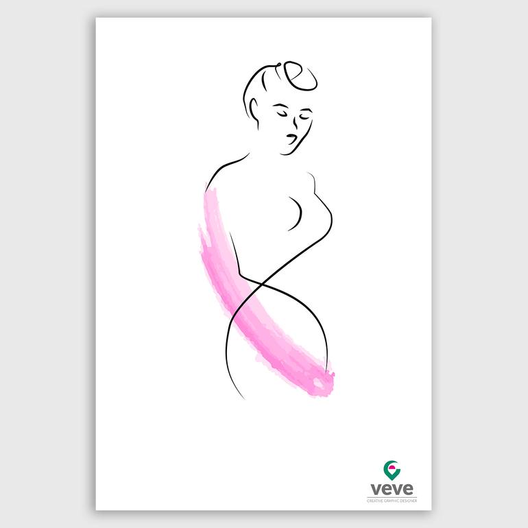 Original Contemporary People Digital by Silvia Vernizzi