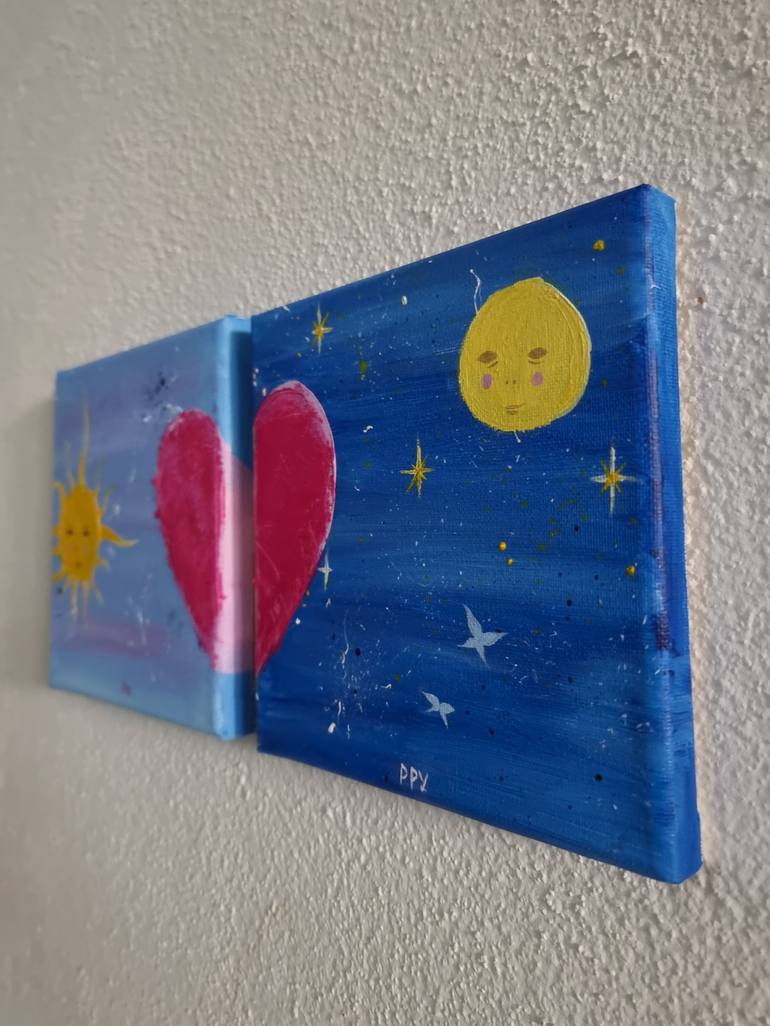 Original Outer Space Painting by Diana Saienko