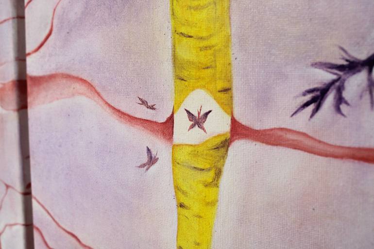Original Surrealism Animal Painting by Diana Saienko