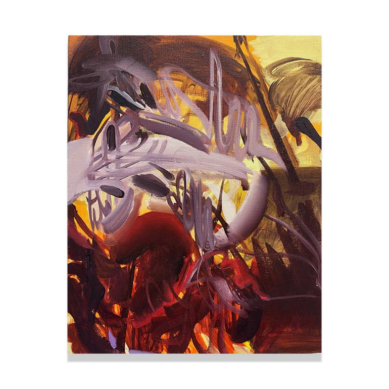Original Abstract Expressionism Abstract Painting by Matteo Venturi
