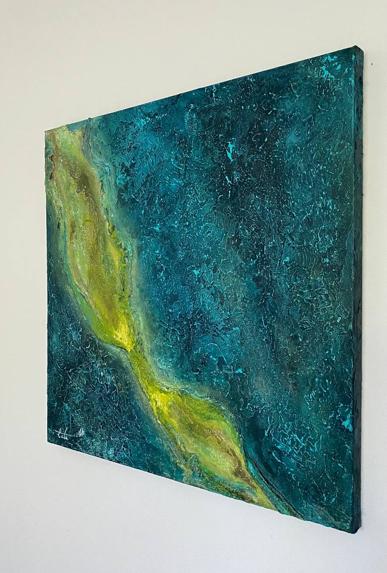 Original Modernism Abstract Painting by Tala Nasib