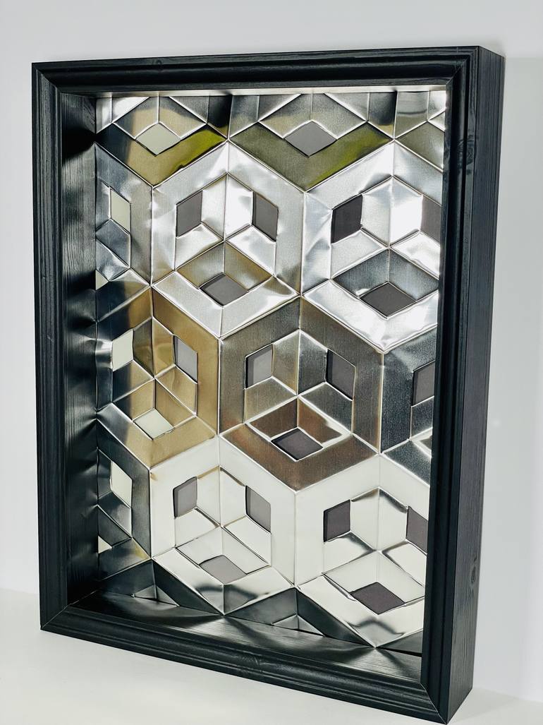 Original Minimalism Abstract Sculpture by Paola Maccioni