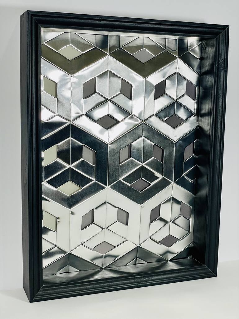 Original Minimalism Abstract Sculpture by Paola Maccioni