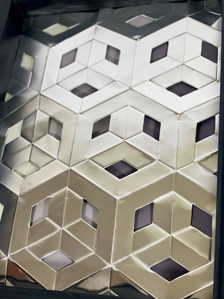 Original Minimalism Abstract Sculpture by Paola Maccioni
