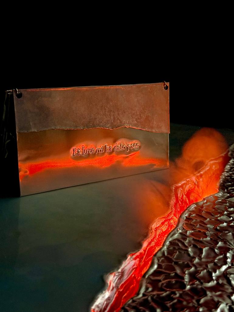 Original Contemporary Light Sculpture by Paola Maccioni