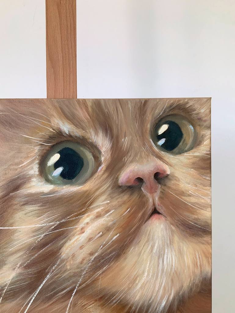 Original Cats Painting by Alena Post