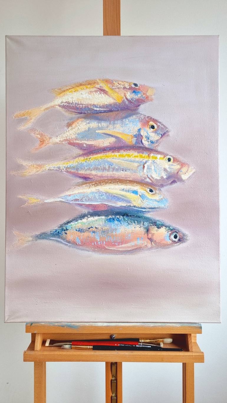 Original Fish Painting by Alena Post