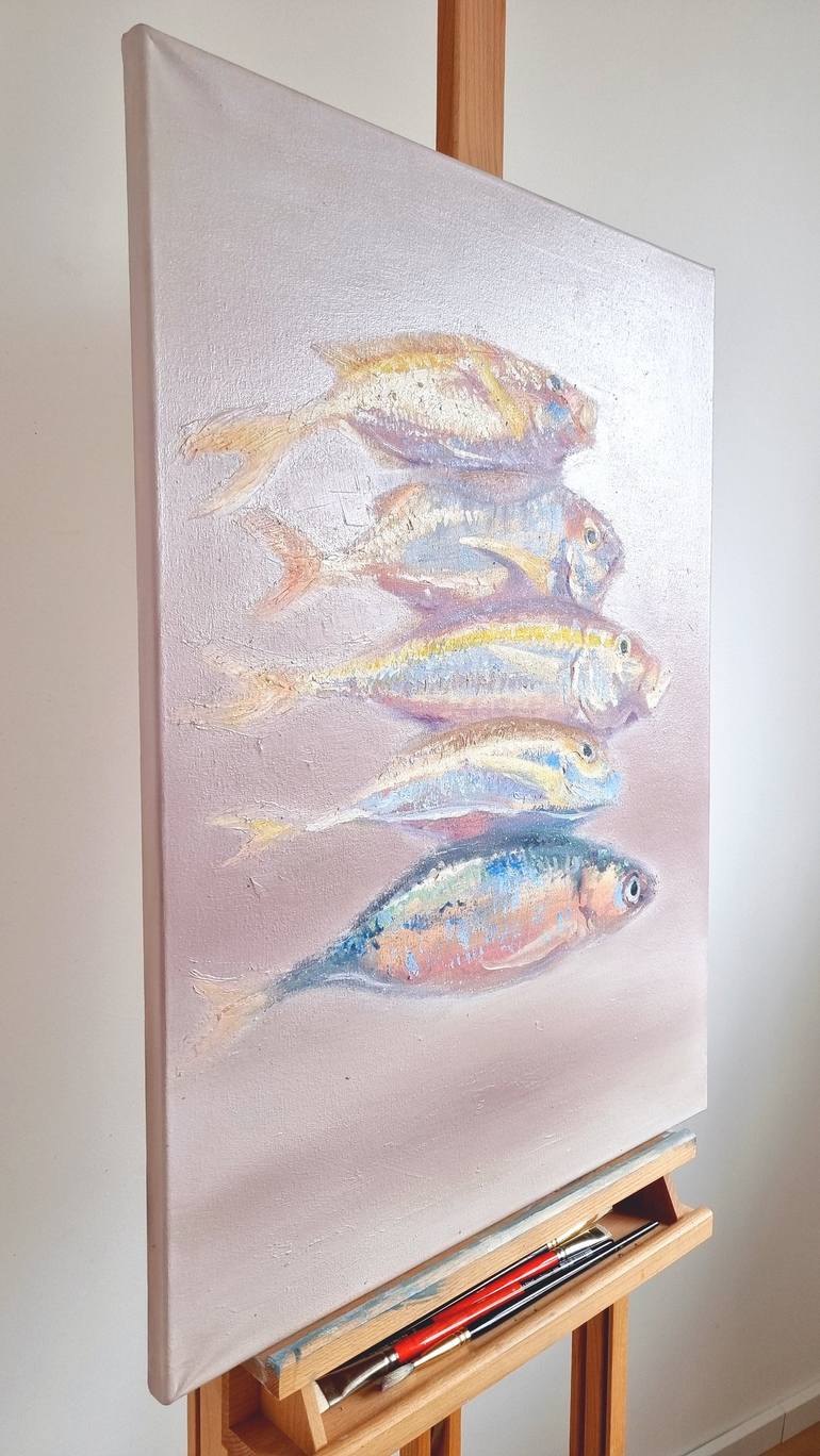 Original Figurative Fish Painting by Alena Post