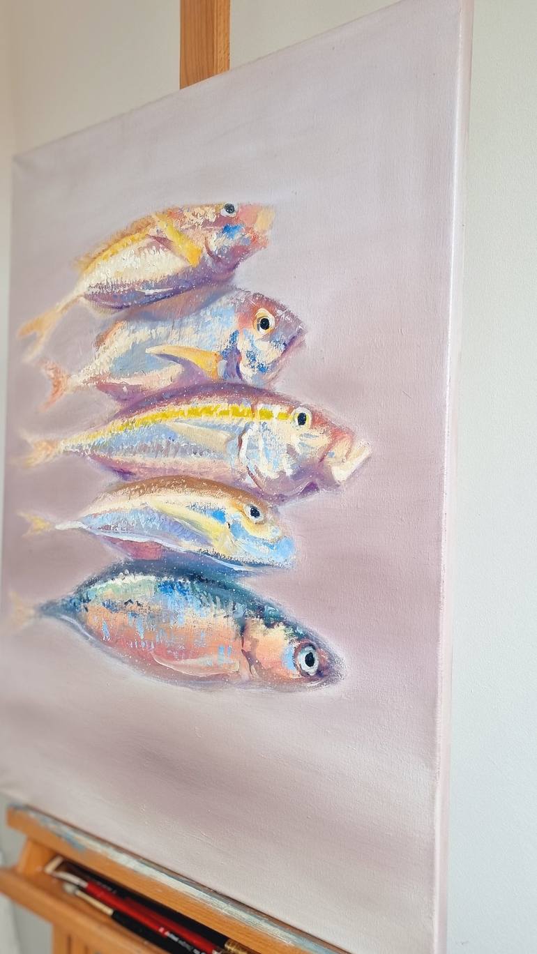 Original Figurative Fish Painting by Alena Post