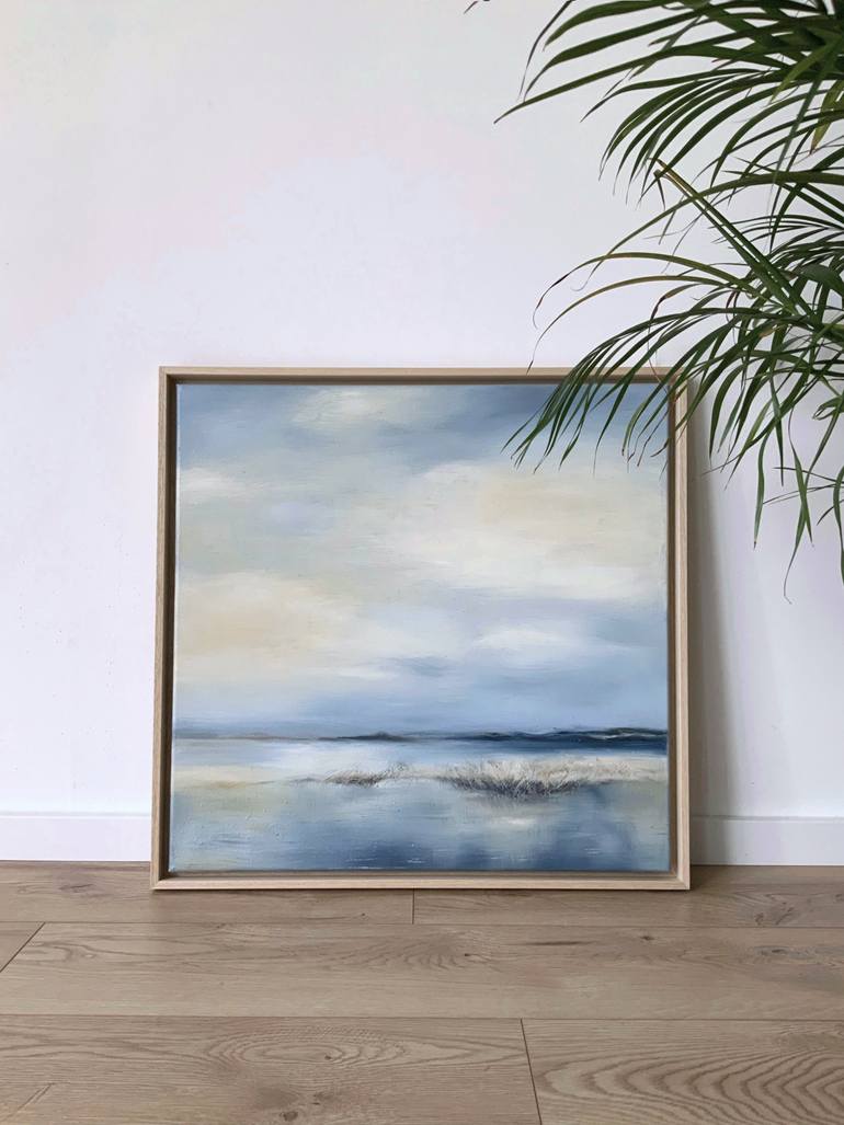 Original Abstract Seascape Painting by Alena Post