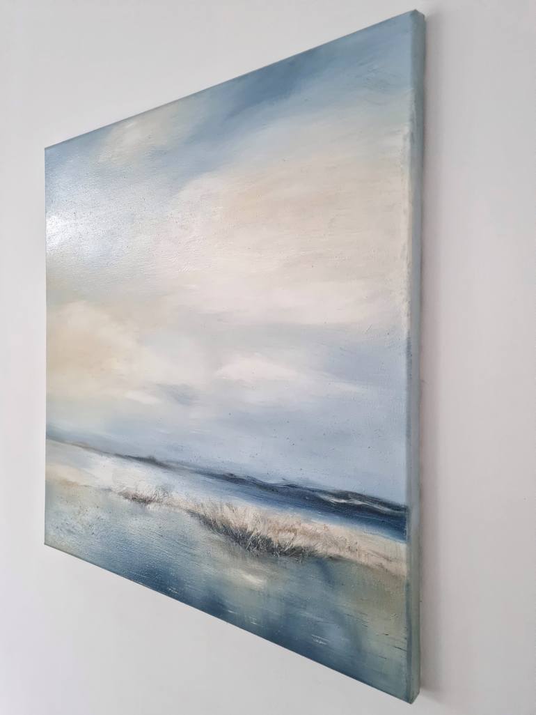 Original Abstract Seascape Painting by Alena Post