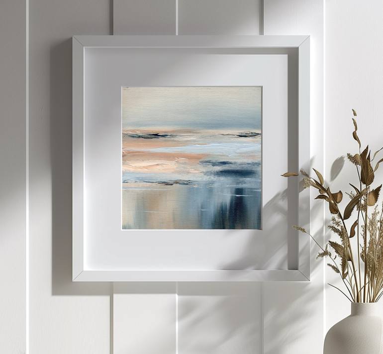 Original Abstract Seascape Painting by Alena Post