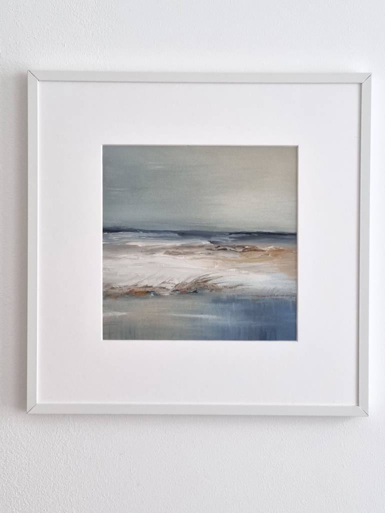 Original Abstract Seascape Painting by Alena Post