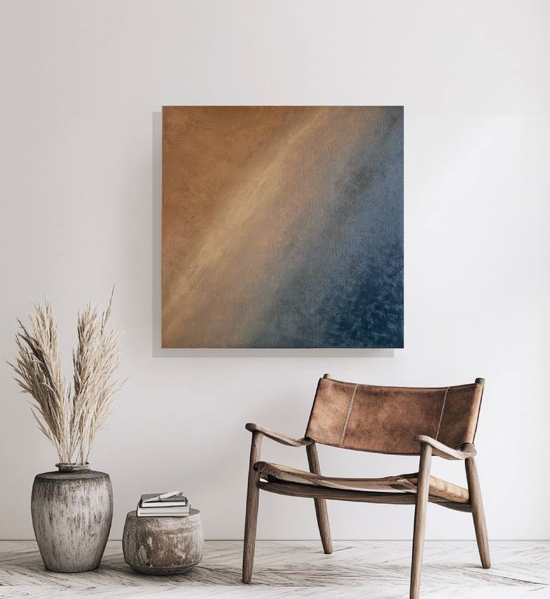 Original Abstract Beach Painting by Alena Post