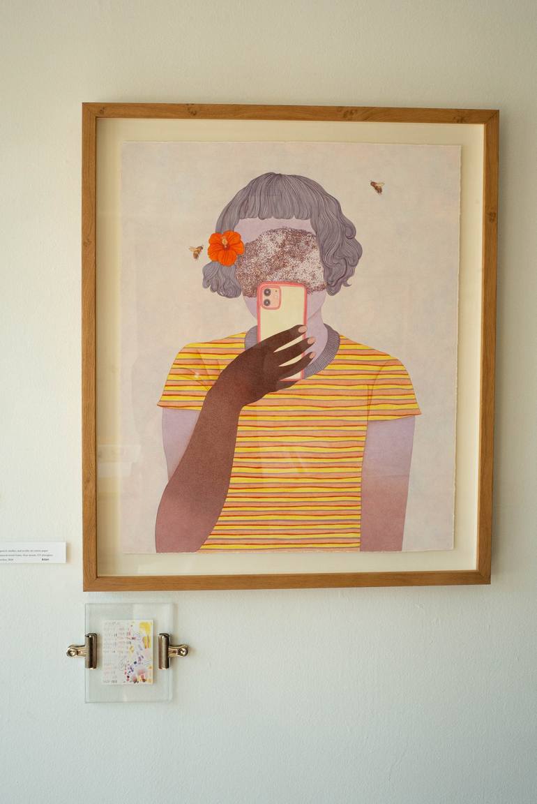 Original Contemporary People Drawing by Jessie Mahon