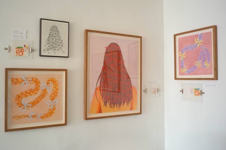 Original Contemporary People Drawing by Jessie Mahon