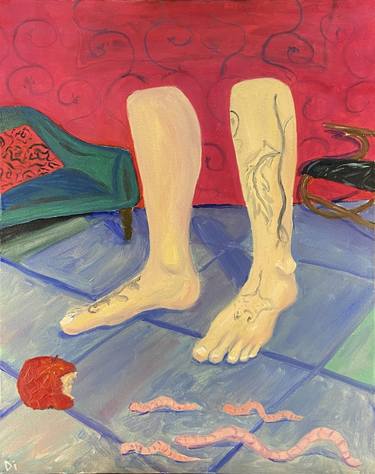 Original Expressionism Women Paintings by Diana Markeeva